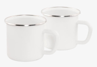 Outwell Delight Enamel Mugs (Pack of 2)